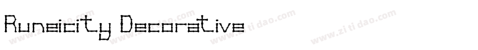 Runeicity Decorative转换器字体转换